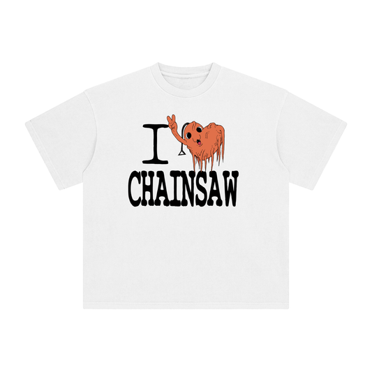 [I <3 CHAINSAW] tee